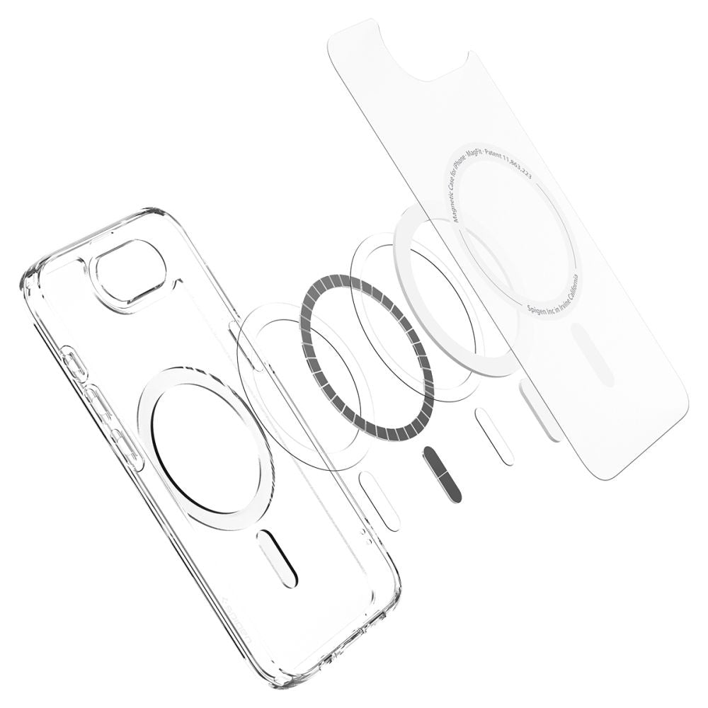 MagSafe Case for Apple iPhone 17e / 16e, Spigen, Ultra Hybrid, Frosted White