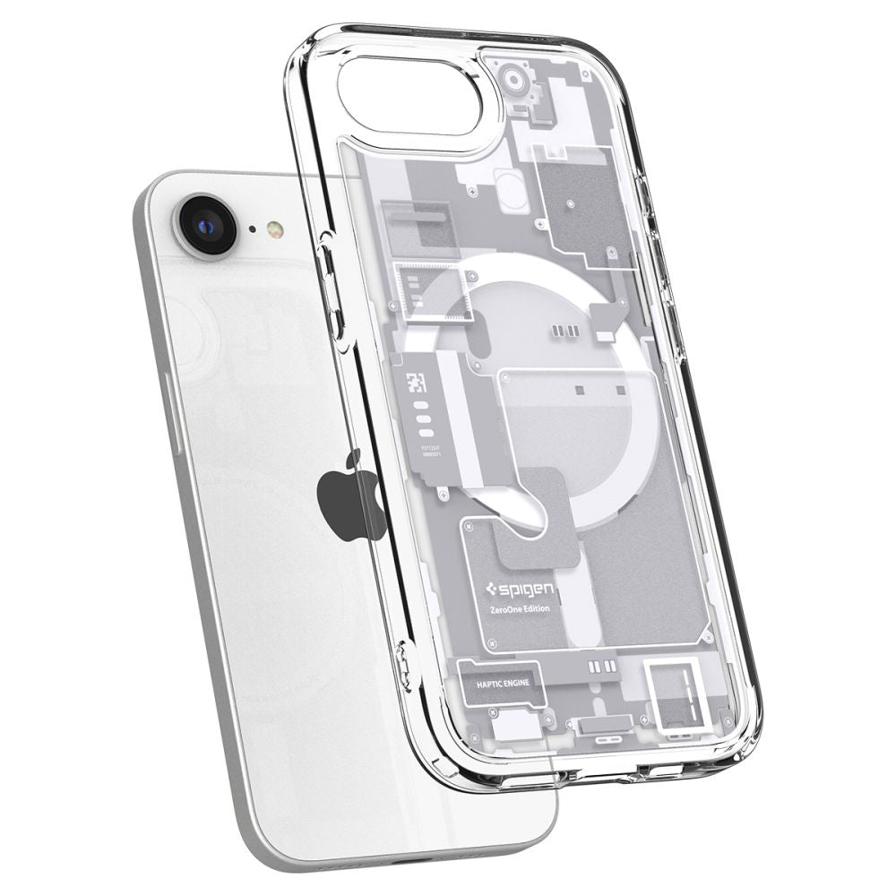 MagSafe Case for Apple iPhone 17e / 16e, Spigen, Ultra Hybrid Zero One, White