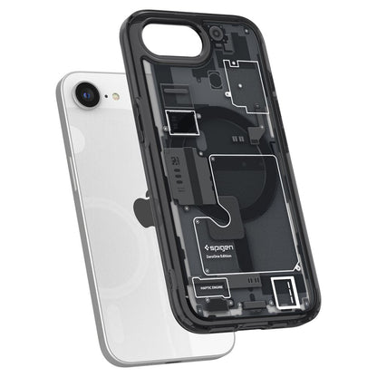 MagSafe Case for Apple iPhone 17e / 16e, Spigen, Ultra Hybrid Zero One, Black