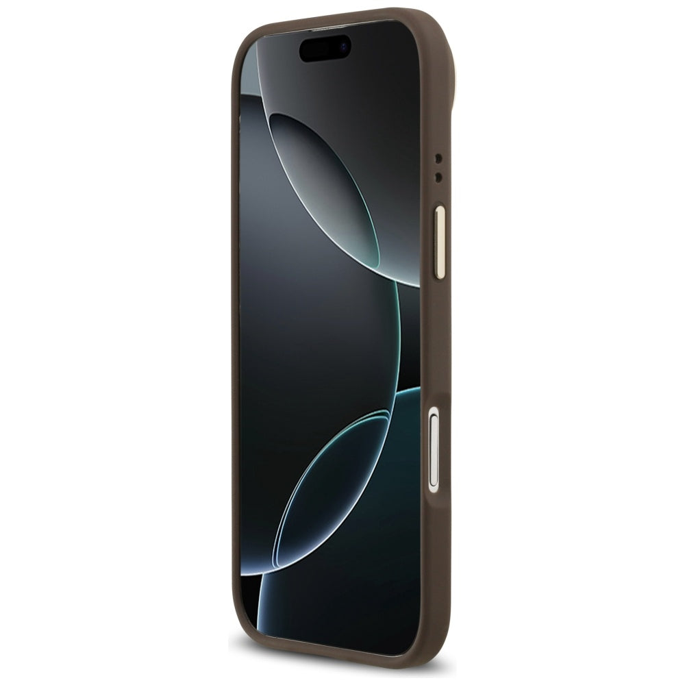 MagSafe Case for Apple iPhone 17 Air, Guess, 4G Classic, Brown