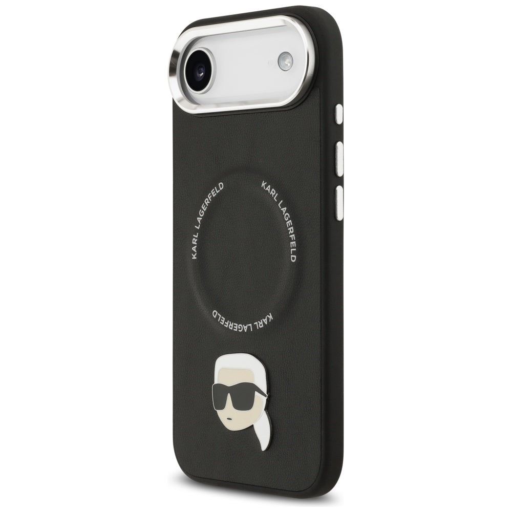 MagSafe Case for Apple iPhone 17 Air, Karl Lagerfeld, Karl Pin, Black
