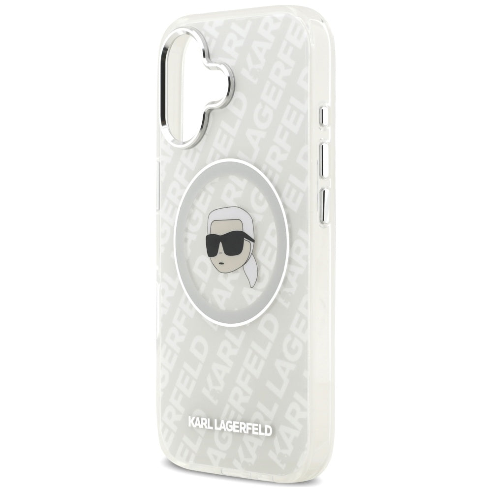 MagSafe Case for Apple iPhone 17, Karl Lagerfeld, IML Karl's Head, Grey