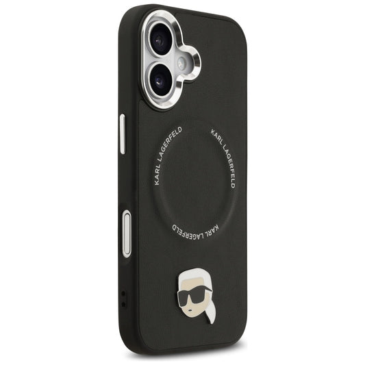 MagSafe Case for Apple iPhone 17, Karl Lagerfeld, Karl Pin, Black