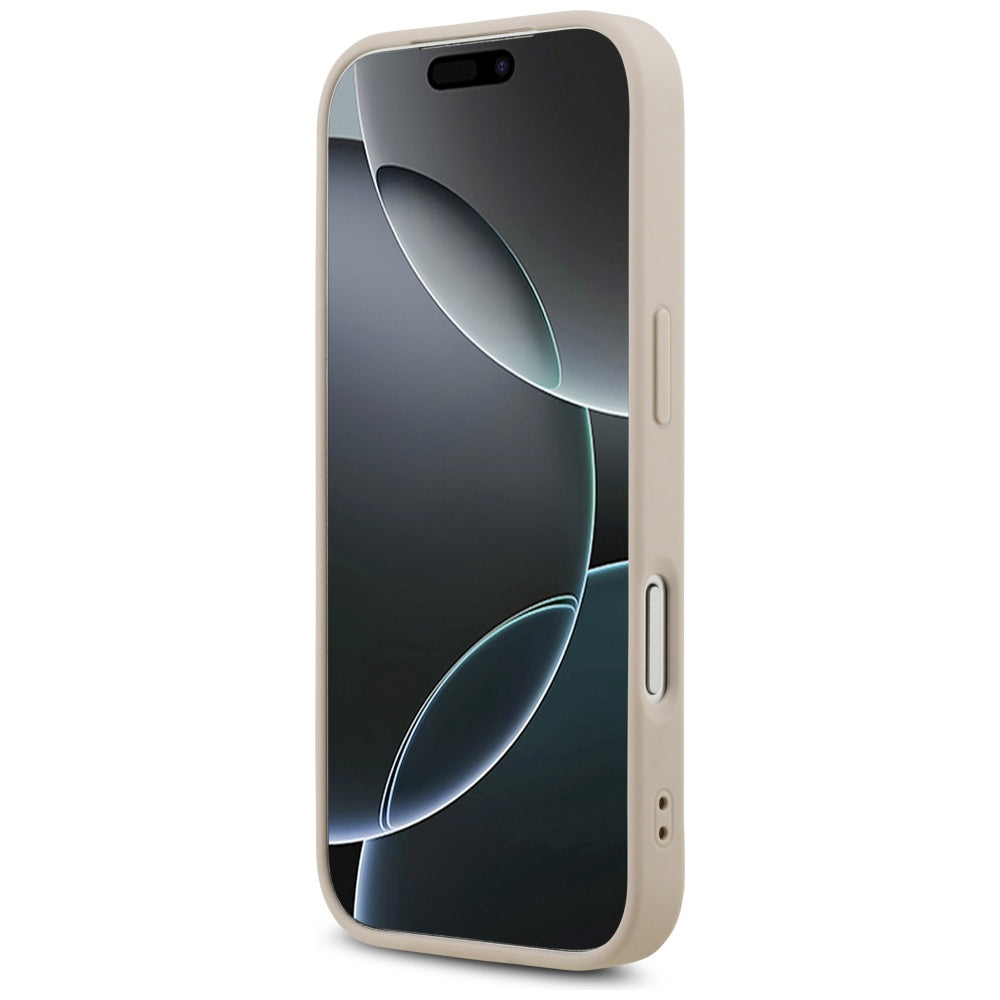 MagSafe Case for Apple iPhone 17 Pro, Guess, 4G Triangle Strass, Pink