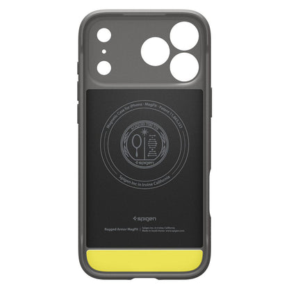MagSafe Case for Apple iPhone 17 Pro Max, Spigen, Rugged Armor, Gray
