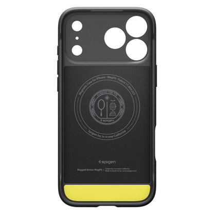 MagSafe Case for Apple iPhone 17 Pro Max, Spigen, Rugged Armor, Matte Black