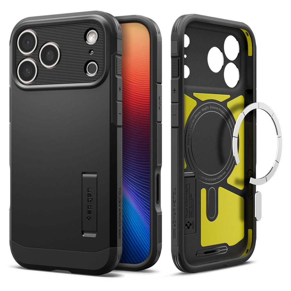 MagSafe Case for Apple iPhone 17 Pro Max, Spigen, Tough Armor T, Black