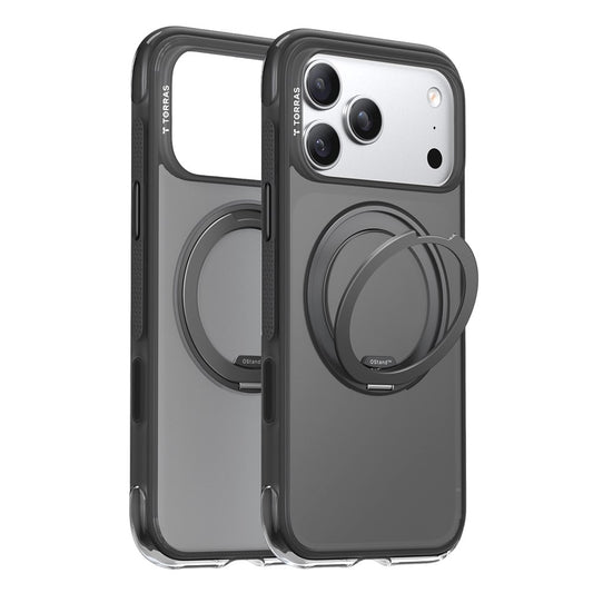 MagSafe Case for Apple iPhone 17 Pro Max, Torras, Ostand O3 Air, Gray