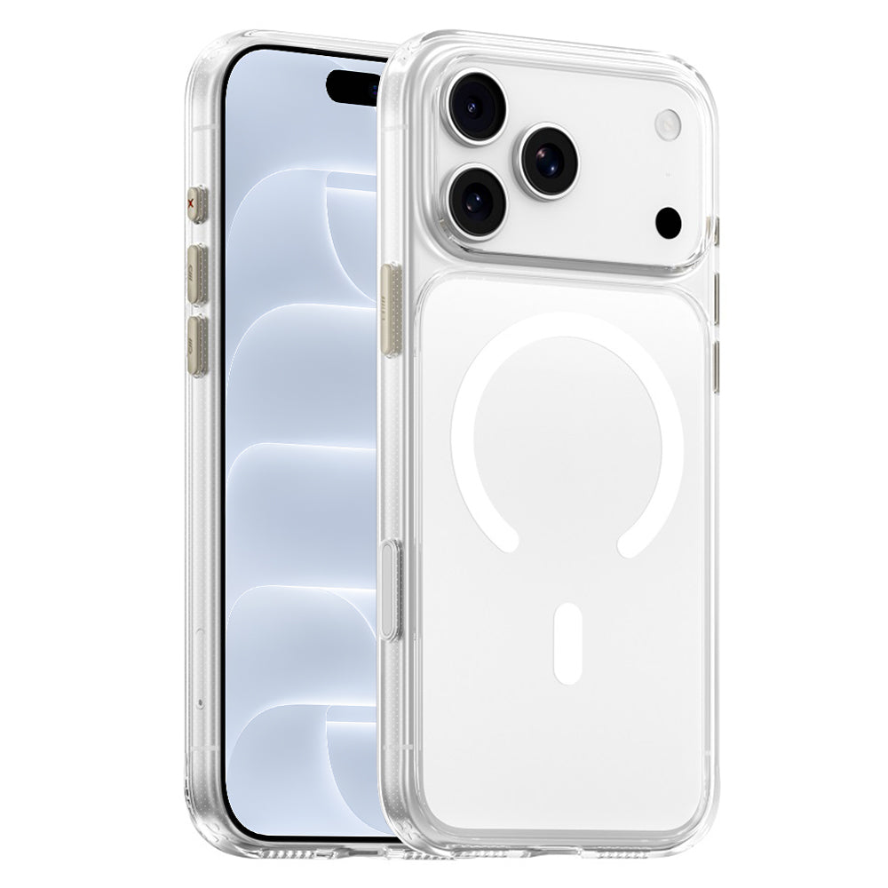 MagSafe Case for Apple iPhone 18 Pro / 17 Pro, Blueo, Crystal+ Anti-Drop, Transparent