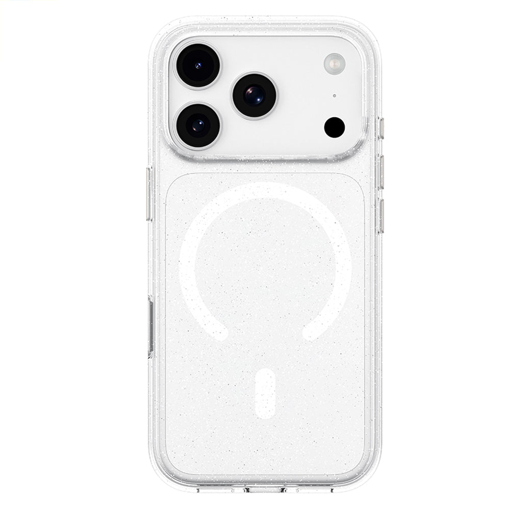 MagSafe Case for Apple iPhone 18 Pro / 17 Pro, Blueo, Crystal Pro Anti-Drop Glitter, Transparent