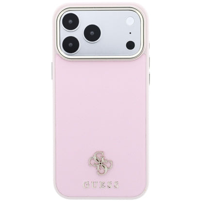 MagSafe Case for Apple iPhone 18 Pro / 17 Pro, Guess, Saffiano Small 4G Classic, Pink