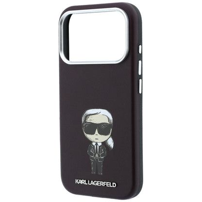 MagSafe Case for Apple iPhone 18 Pro / 17 Pro, Karl Lagerfeld, Ikonik Sketch, Burgundy