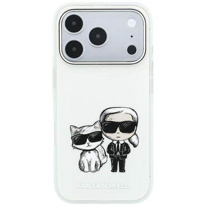 MagSafe Case for Apple iPhone 18 Pro / 17 Pro, Karl Lagerfeld, KC Bodies Sketch, Beige