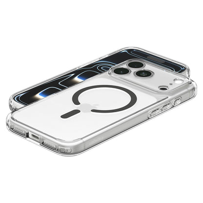MagSafe Case for Apple iPhone 18 Pro / 17 Pro, Spigen, Ultra Hybrid, Transparent Gray ACS12156