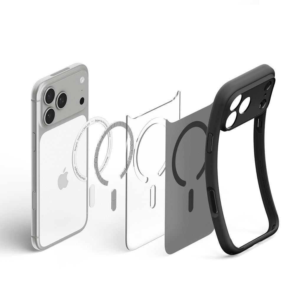 MagSafe Case for Apple iPhone 18 Pro / 17 Pro, Spigen, Ultra Hybrid, Matte Black ACS12160