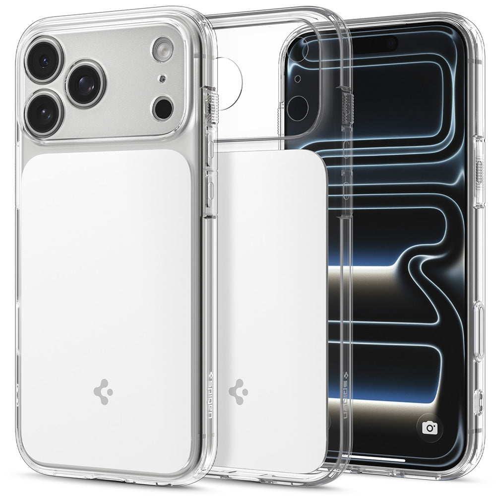 MagSafe Case for Apple iPhone 18 Pro / 17 Pro, Spigen, Ultra Hybrid T, White ACS12169
