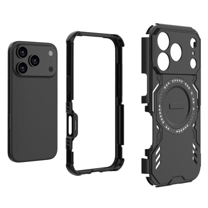 MagSafe Case for Apple iPhone 18 Pro / 17 Pro, Techsuit, ArmorMag, Black