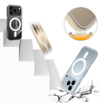 MagSafe Case for Apple iPhone 18 Pro / 17 Pro, Techsuit, Pro, Transparent