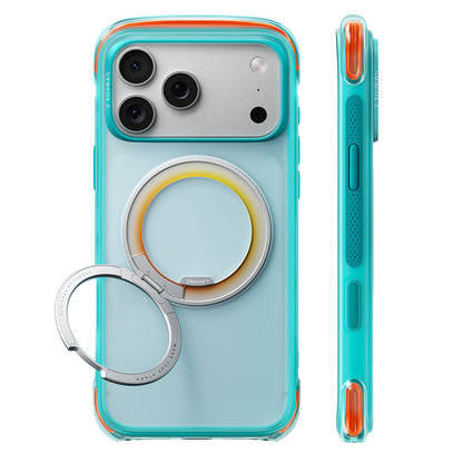 MagSafe Case for Apple iPhone 18 Pro / 17 Pro, Torras, O3 Air Core, Turquoise