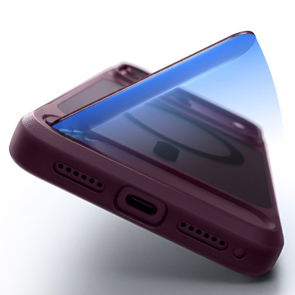 MagSafe Case for Apple iPhone 18 Pro / 17 Pro, Torras, Ostand L1 Guardian, Purple