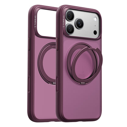 MagSafe Case for Apple iPhone 18 Pro / 17 Pro, Torras, Ostand O1 Guardian, Purple