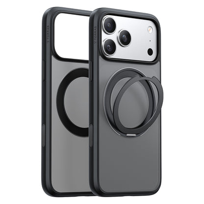 MagSafe Case for Apple iPhone 18 Pro / 17 Pro, Torras, Ostand O1 Guardian, Black