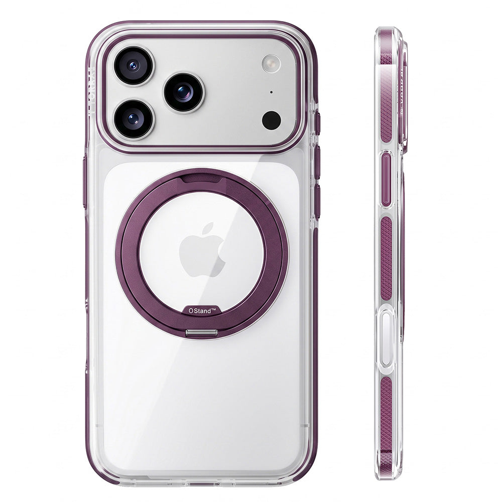 MagSafe Case for Apple iPhone 18 Pro / 17 Pro, Torras, Ostand O3 Light, Purple