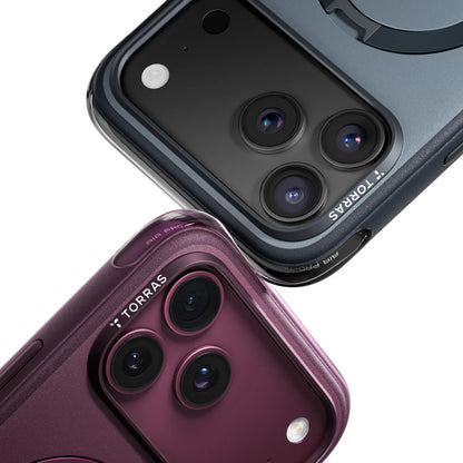 MagSafe Case for Apple iPhone 18 Pro / 17 Pro, Torras, Ostand Q3 Air Essential, Purple