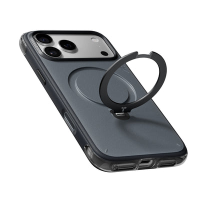 MagSafe Case for Apple iPhone 18 Pro / 17 Pro, Torras, Ostand Q3 Air Essential, Black