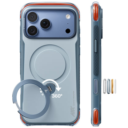 MagSafe Case for Apple iPhone 18 Pro / 17 Pro, Torras, Ostand Q3 Air Pro, Blue
