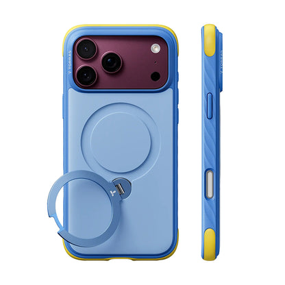 MagSafe Case for Apple iPhone 18 Pro / 17 Pro, Torras, Ostand Q3 Rugged, Blue