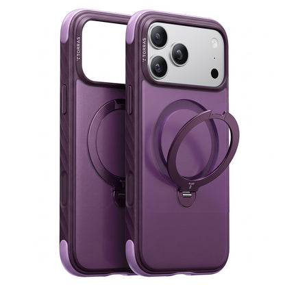 MagSafe Case for Apple iPhone 18 Pro / 17 Pro, Torras, Ostand Q3 Rugged, Purple