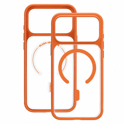 MagSafe Case for Apple iPhone 18 Pro Max / 17 Pro Max, Blueo, Skin-Friendly Anti-Drop, Satin Orange