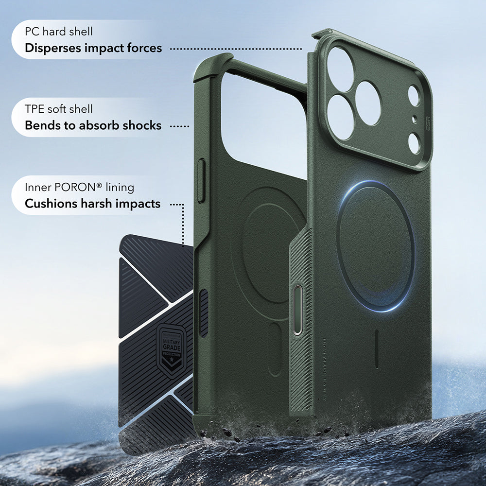 MagSafe Case for Apple iPhone 18 Pro Max / 17 Pro Max, ESR, Cyber, Green