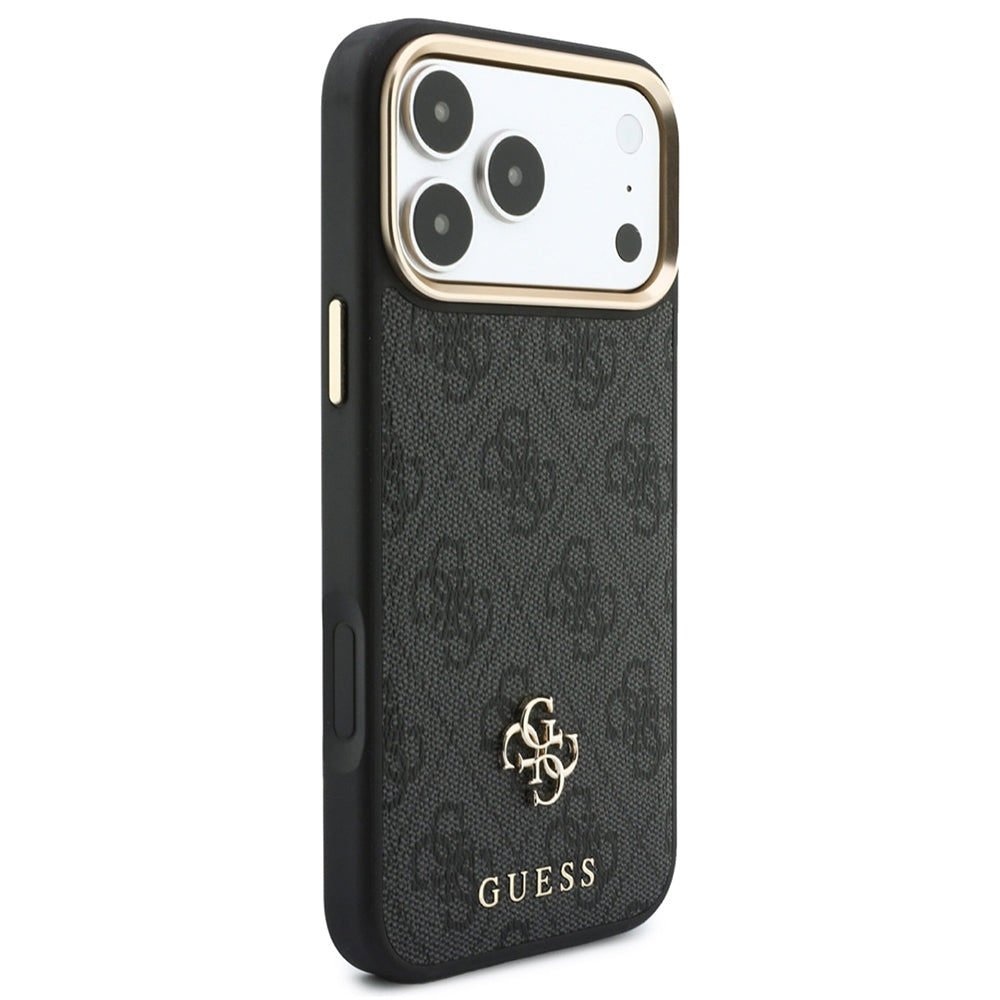 MagSafe Case for Apple iPhone 18 Pro Max / 17 Pro Max, Guess, 4G Cardslot & Big Strap, Black