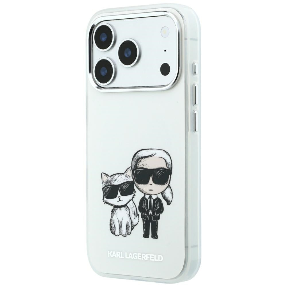 MagSafe Case for Apple iPhone 18 Pro Max / 17 Pro Max, Karl Lagerfeld, KC Bodies Sketch, Beige