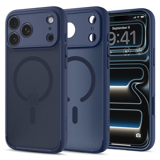 MagSafe Case for Apple iPhone 18 Pro Max / 17 Pro Max, Spigen, Ultra Hybrid, Satin Navy ACS11918