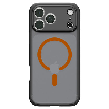MagSafe Case for Apple iPhone 18 Pro Max / 17 Pro Max, Spigen, Ultra Hybrid, Matte Black Orange ACS12125