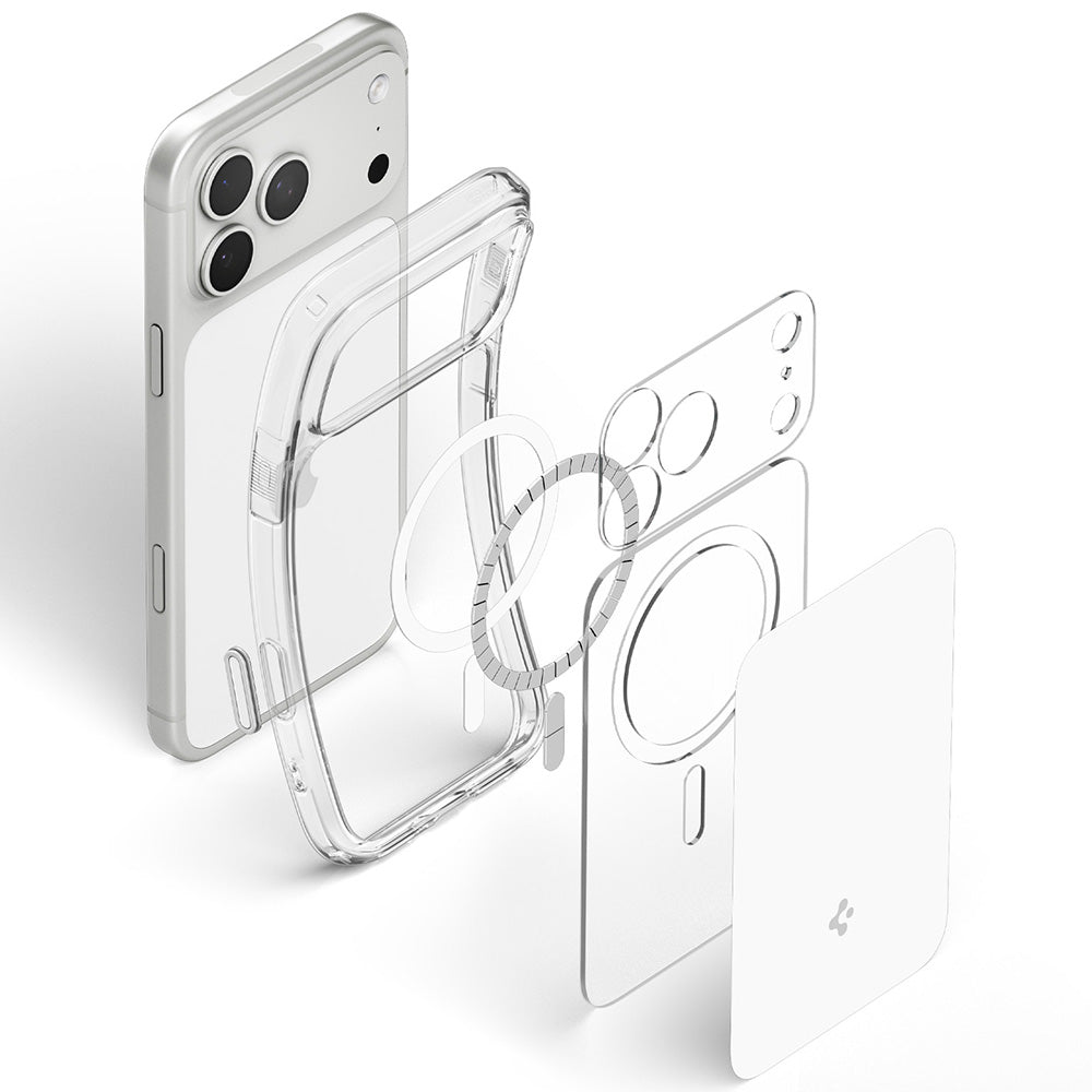 MagSafe Case for Apple iPhone 18 Pro Max / 17 Pro Max, Spigen, Ultra Hybrid T, White ACS12132