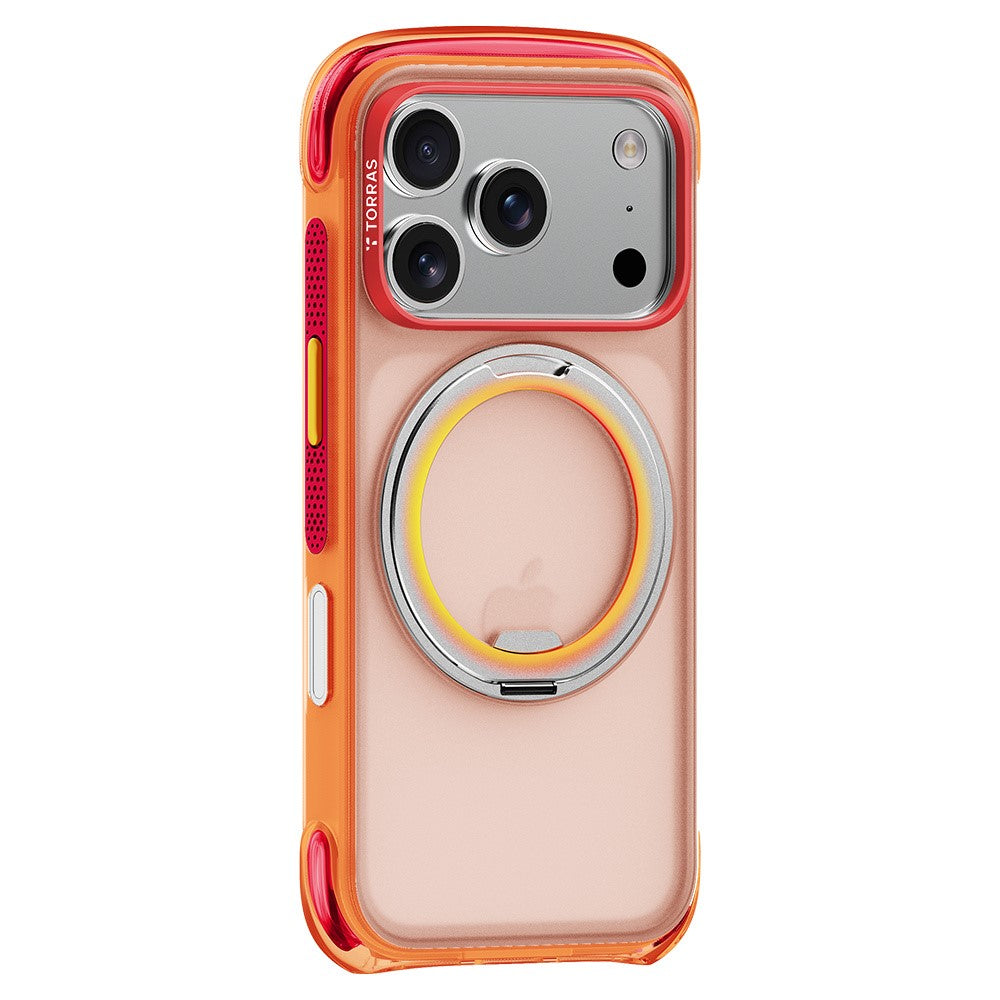 MagSafe Case for Apple iPhone 18 Pro Max / 17 Pro Max, Torras, O3 Air Core, Orange