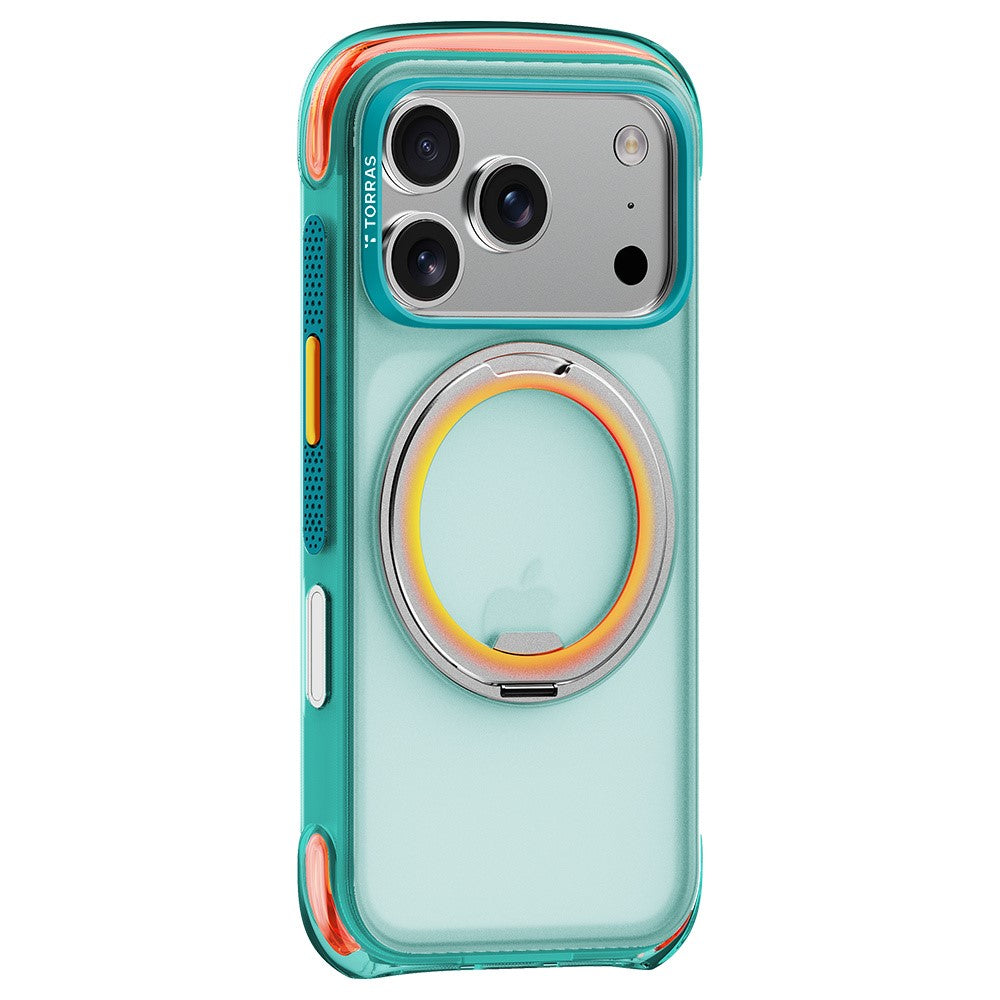 MagSafe Case for Apple iPhone 18 Pro Max / 17 Pro Max, Torras, O3 Air Core, Turquoise