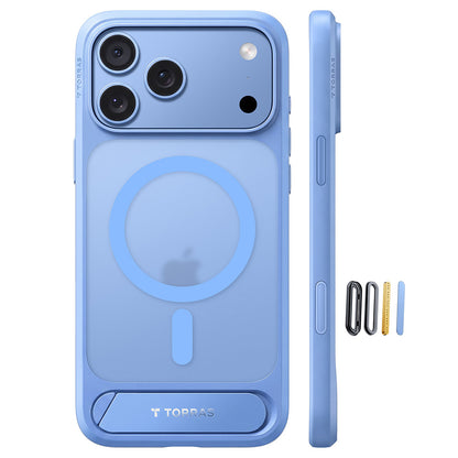 MagSafe Case for Apple iPhone 18 Pro Max / 17 Pro Max, Torras, Ostand L1 Guardian, Blue