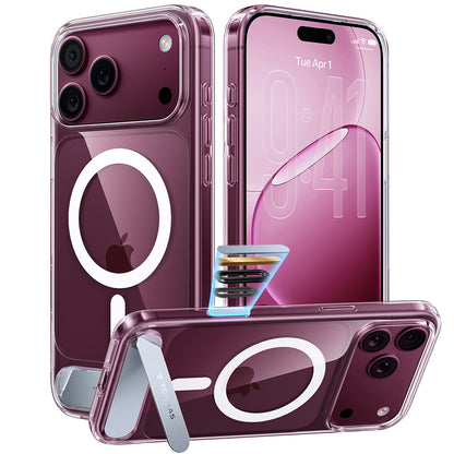 MagSafe Case for Apple iPhone 18 Pro Max / 17 Pro Max, Torras, Ostand L1 Guardian, Transparent