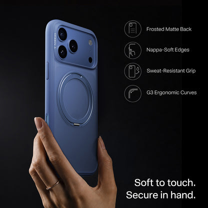 MagSafe Case for Apple iPhone 18 Pro Max / 17 Pro Max, Torras, Ostand O1 Guardian, Blue