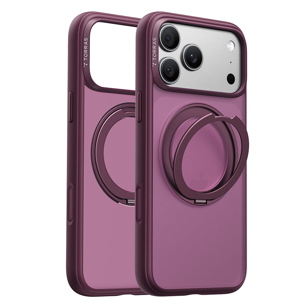 MagSafe Case for Apple iPhone 18 Pro Max / 17 Pro Max, Torras, Ostand O1 Guardian, Purple