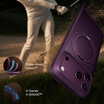 MagSafe Case for Apple iPhone 18 Pro Max / 17 Pro Max, Torras, Ostand O1 Guardian, Purple
