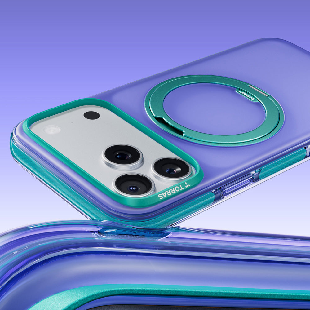 MagSafe Case for Apple iPhone 18 Pro Max / 17 Pro Max, Torras, Ostand O3 Hue, Indigo