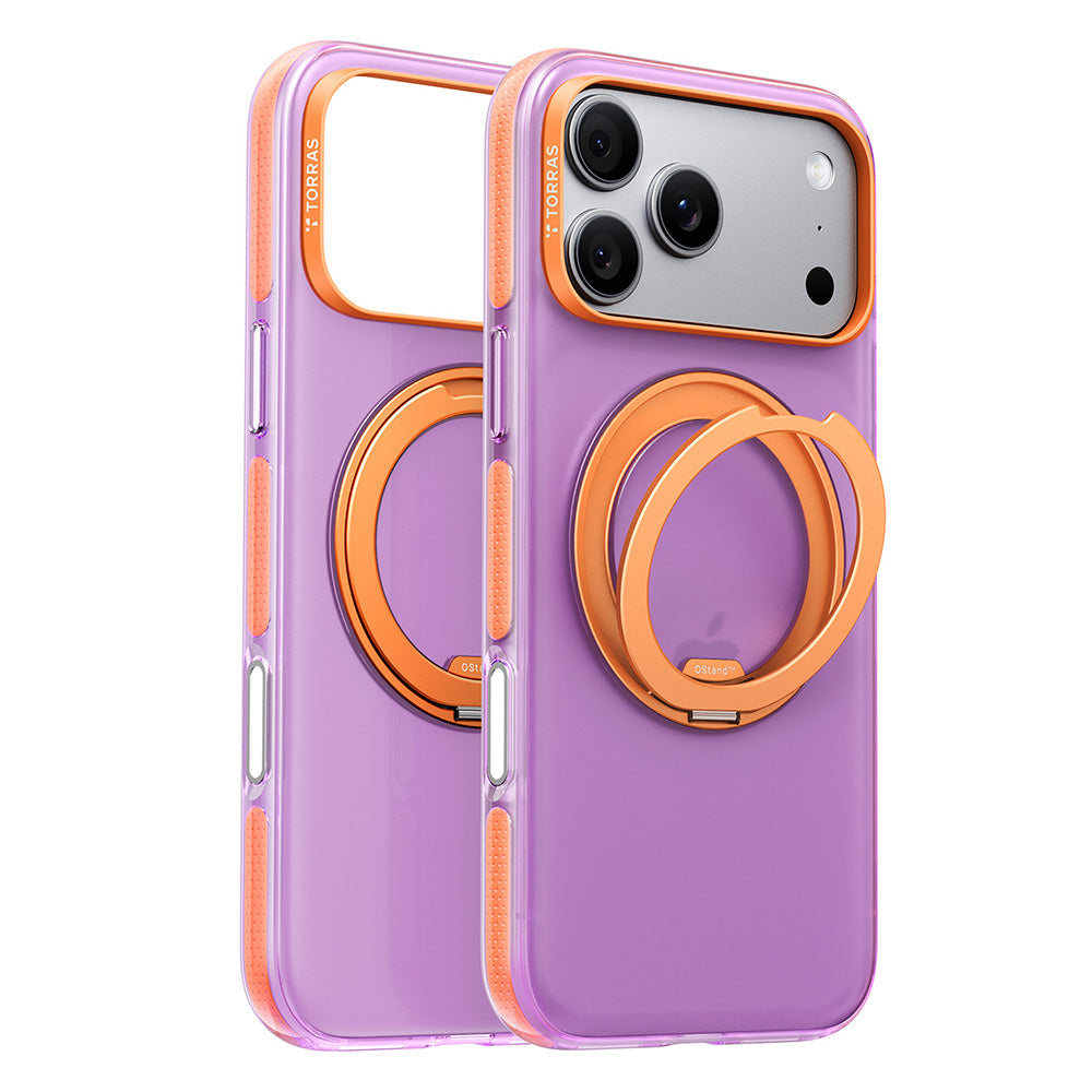 MagSafe Case for Apple iPhone 18 Pro Max / 17 Pro Max, Torras, Ostand O3 Hue, Purple