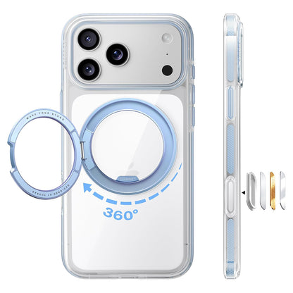 MagSafe Case for Apple iPhone 18 Pro Max / 17 Pro Max, Torras, Ostand O3 Light, Blue