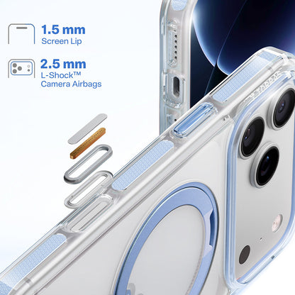 MagSafe Case for Apple iPhone 18 Pro Max / 17 Pro Max, Torras, Ostand O3 Light, Blue